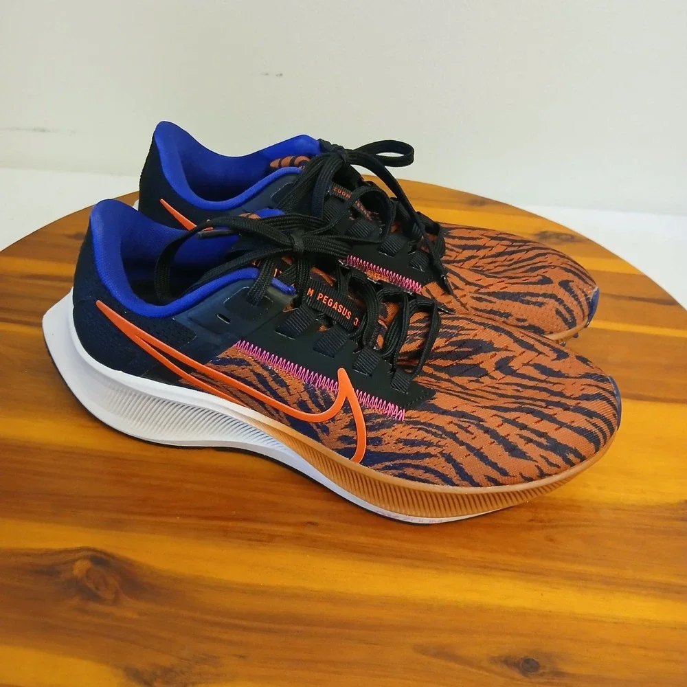 Nike Air Zoom Pegasus 38 Womens 6.5 Orange Running Shoes Sneakers DQ7650-800